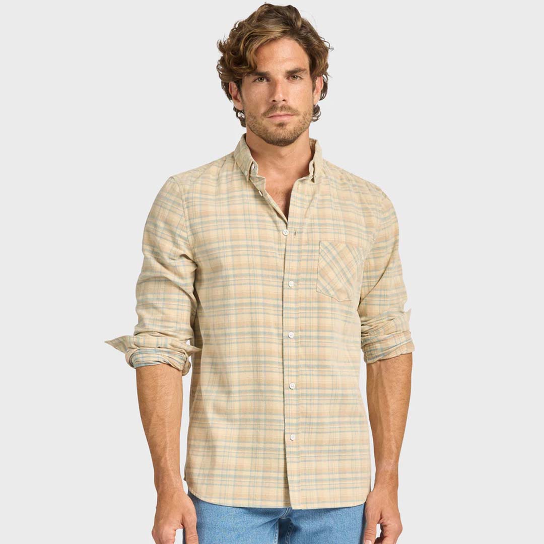 BOLTON CHECK CORD SHIRT | MULTI
