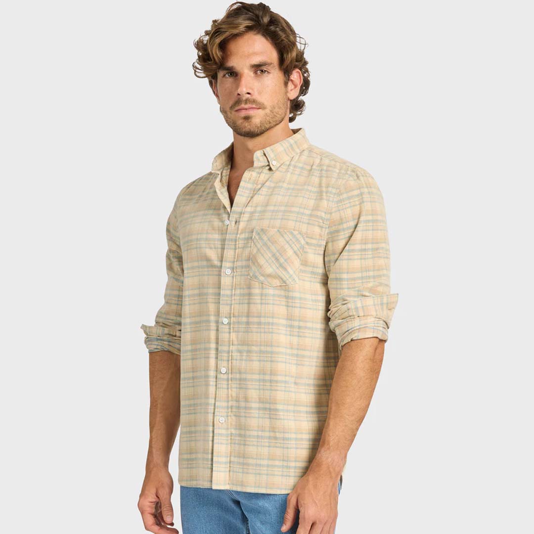 BOLTON CHECK CORD SHIRT | MULTI