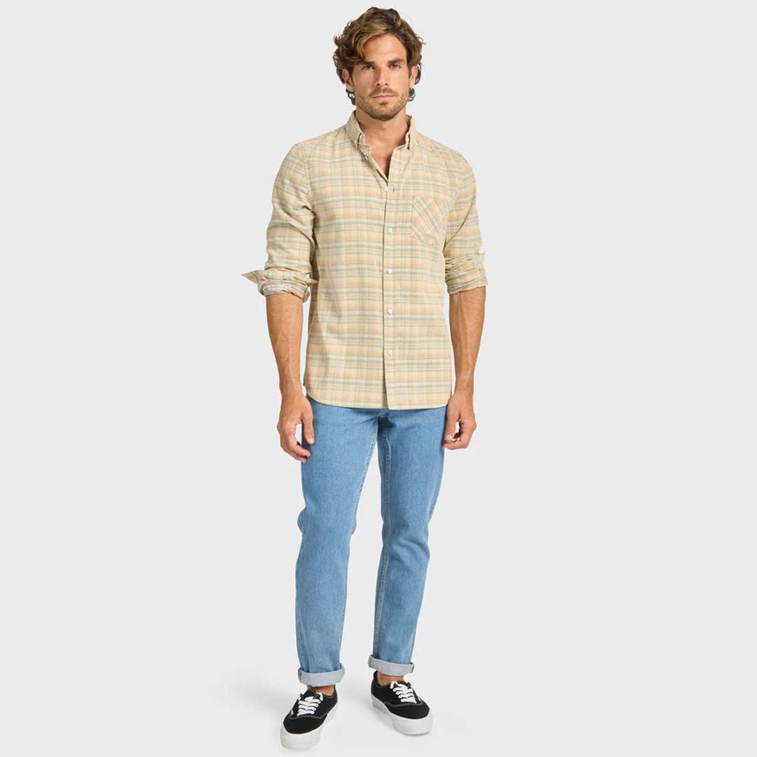 BOLTON CHECK CORD SHIRT | MULTI