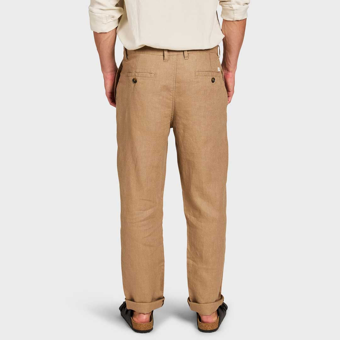 Dean Linen Chino | Warm Taupe