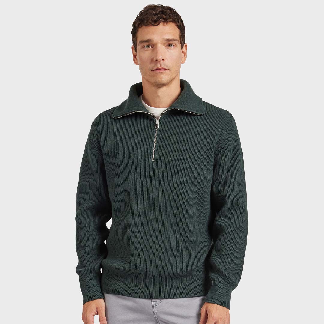 LE MANS 1/2 ZIP | SHERWOOD GREEN