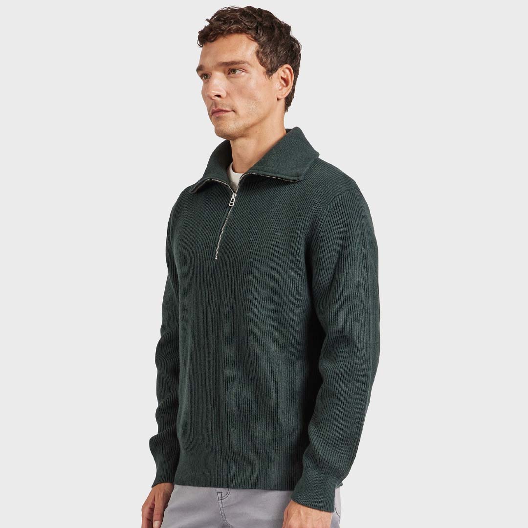 LE MANS 1/2 ZIP | SHERWOOD GREEN