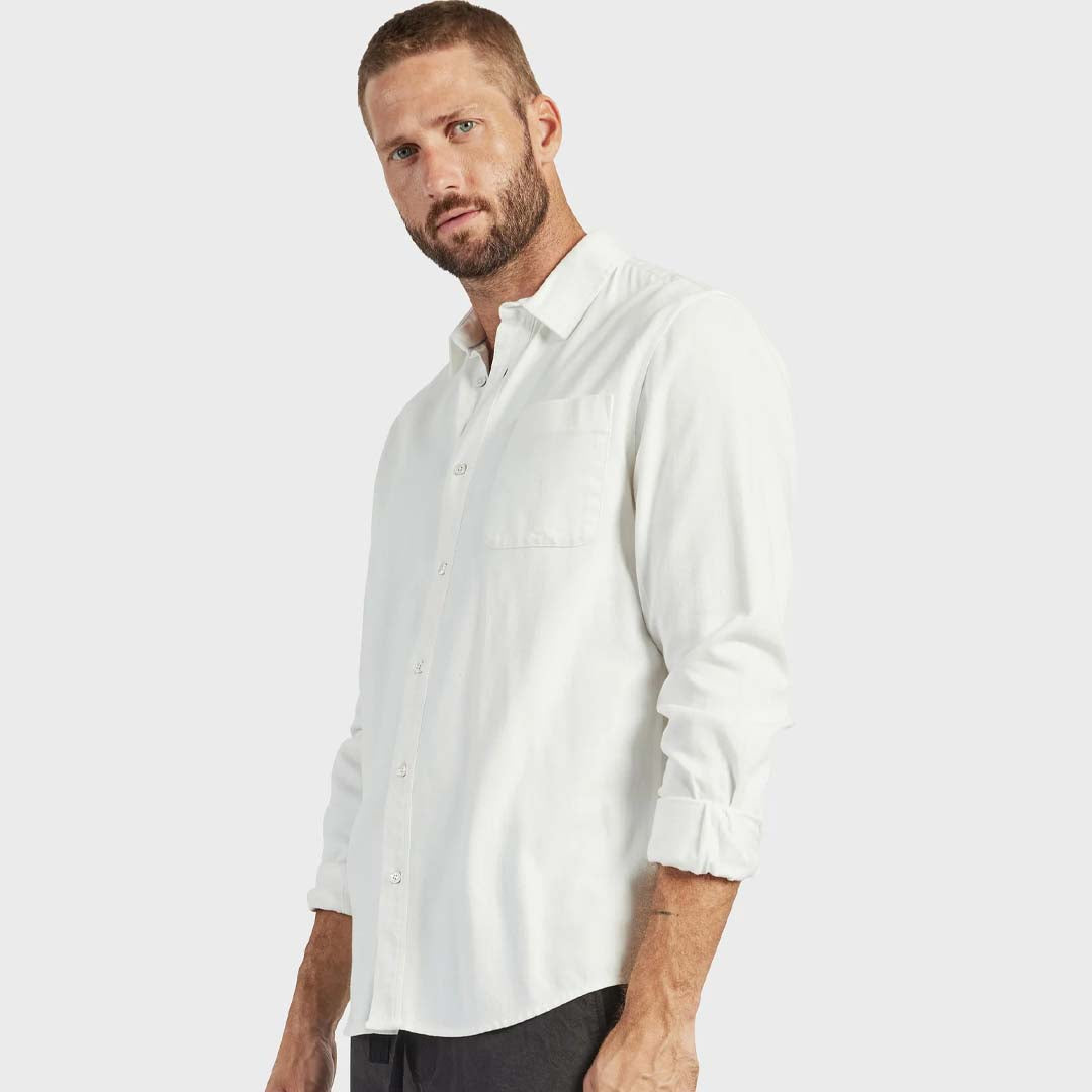 MCQUEEN TWILL SHIRT | WHITE