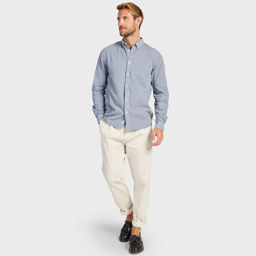 Micro Cord Shirt | Blue Horizon