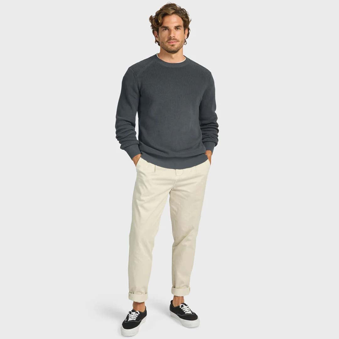 OLIVER KNIT CREW | SPACE BLUE