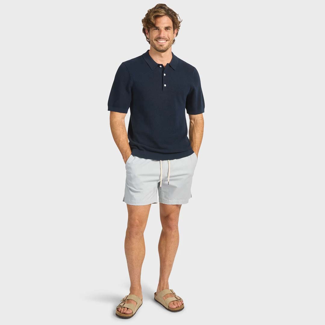Riley Knit Polo | Navy