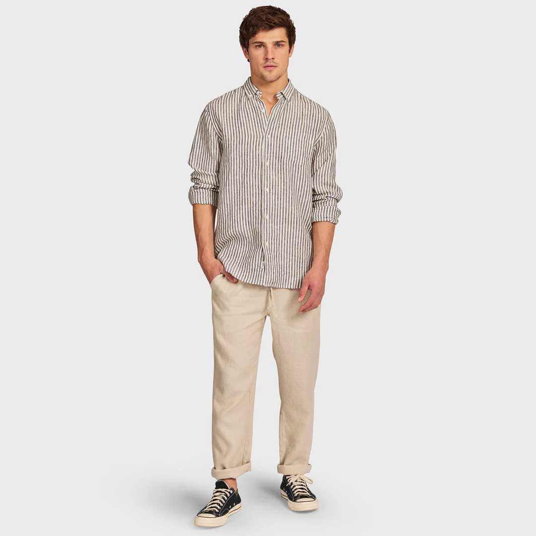 Rory Linen Shirt | Peacoat Navy