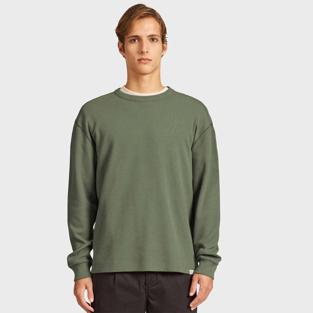 Perry Waffle Crew | Ivy Green