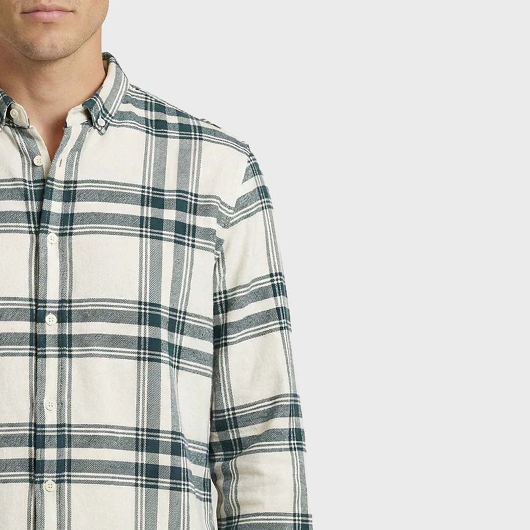 Sacramento Check Shirt | Space Blue