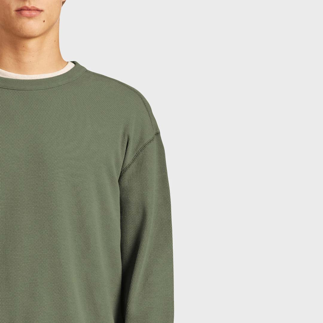 Perry Waffle Crew | Ivy Green
