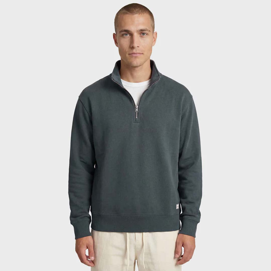Academy 1/4 Zip Sweat | Space Blue