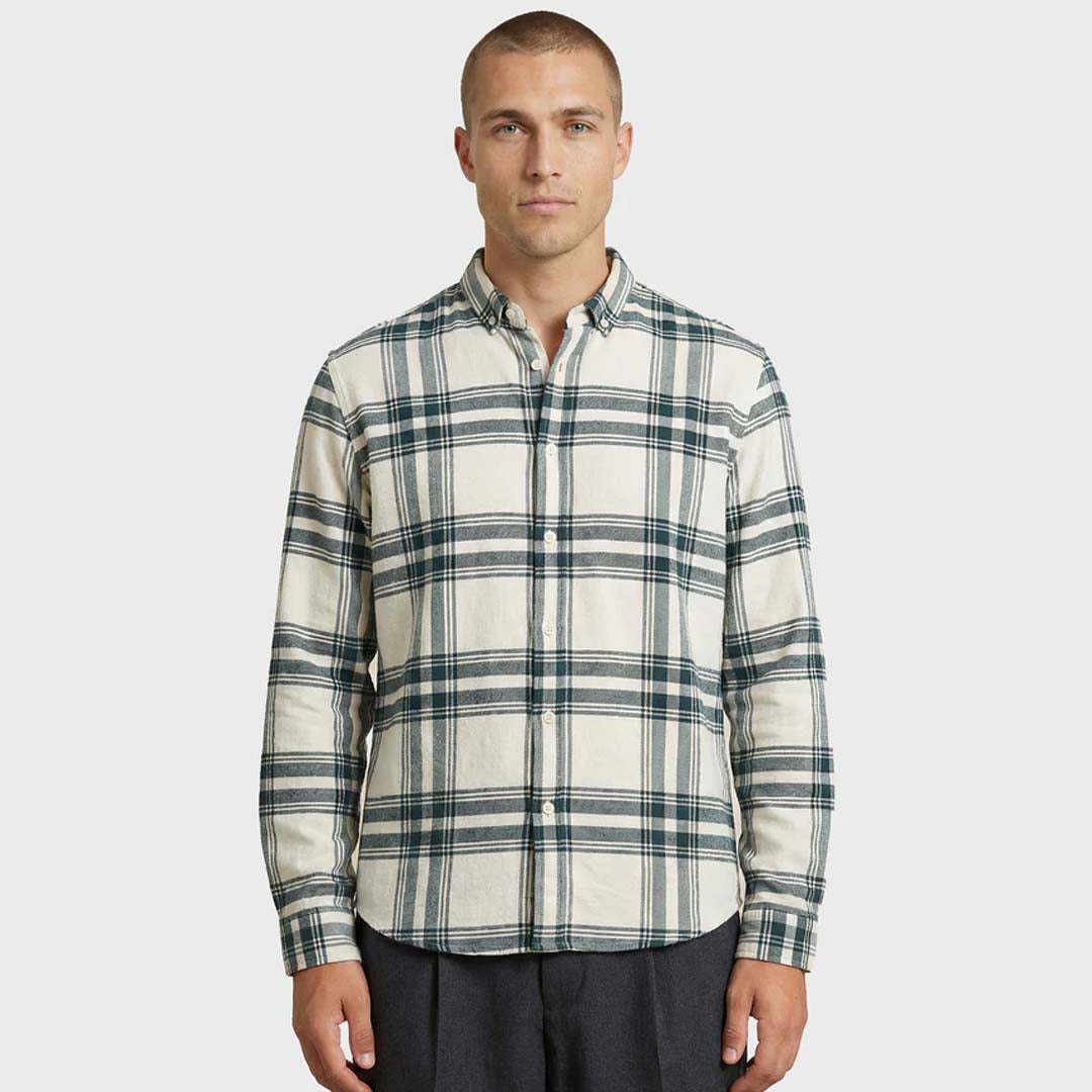 Sacramento Check Shirt | Space Blue