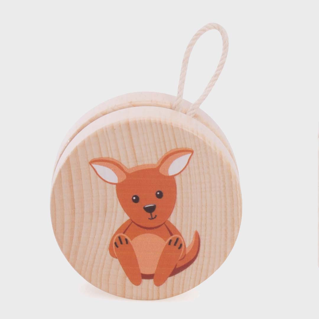 Aussie Animals Wooden Yo-Yo