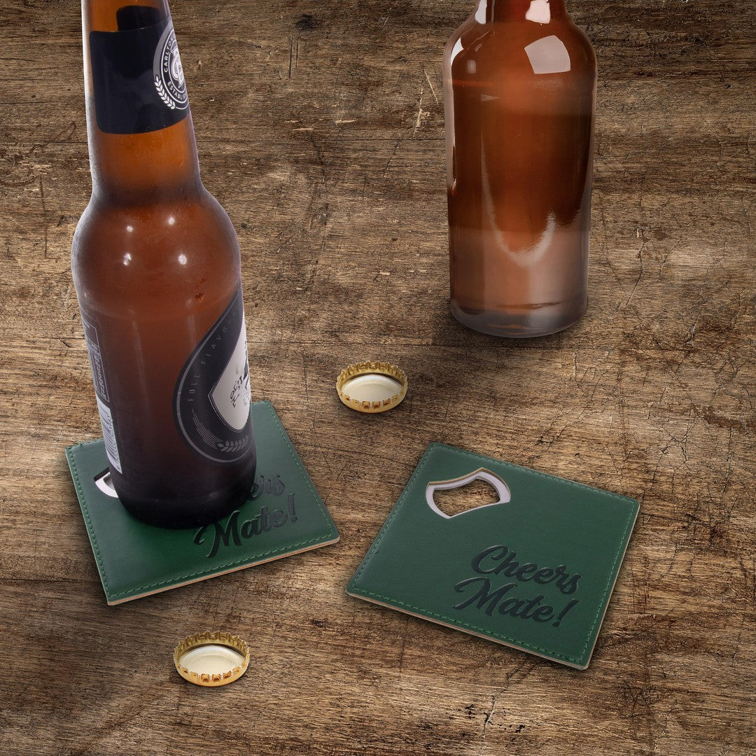Cheers Mate Bottle Opener Coaster