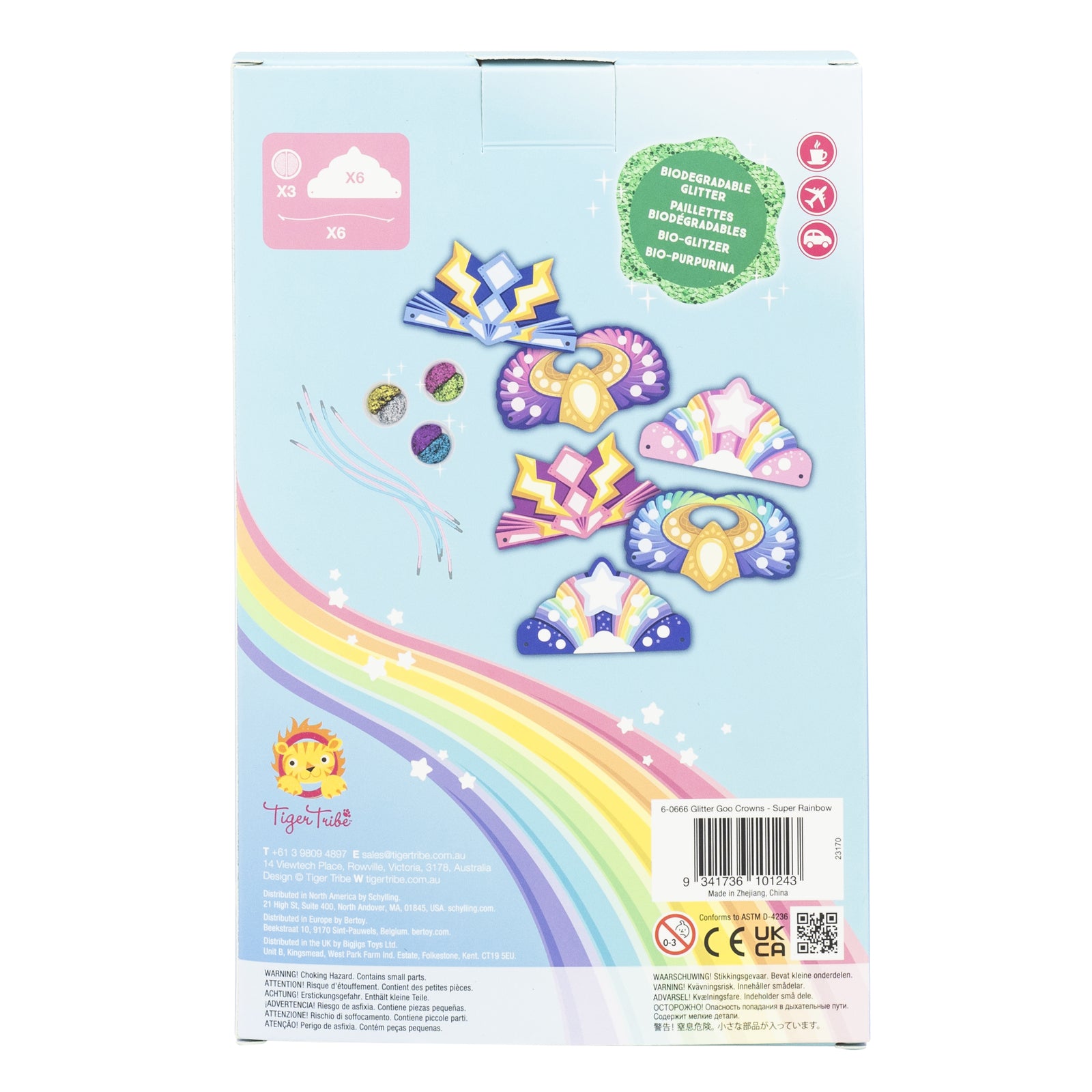 Glitter Goo Crowns | Super Rainbow