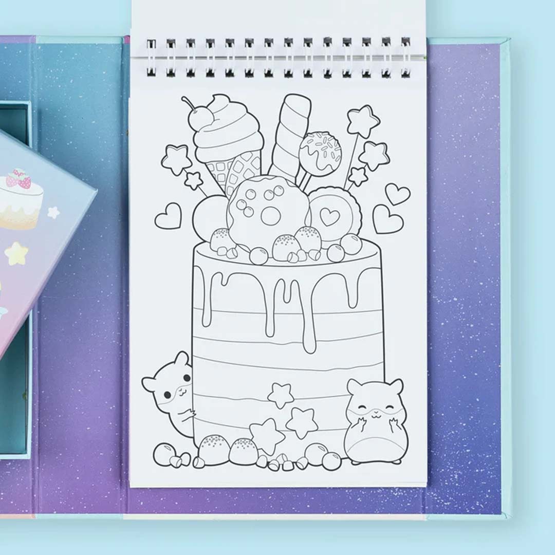 PASTEL COLOURING SET | KAWAII CAFE