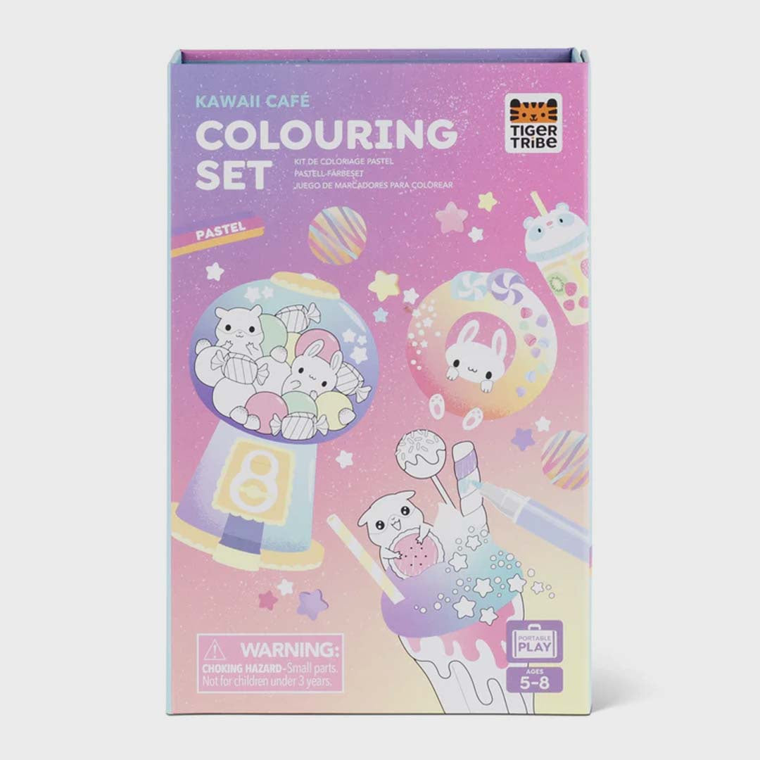 PASTEL COLOURING SET | KAWAII CAFE