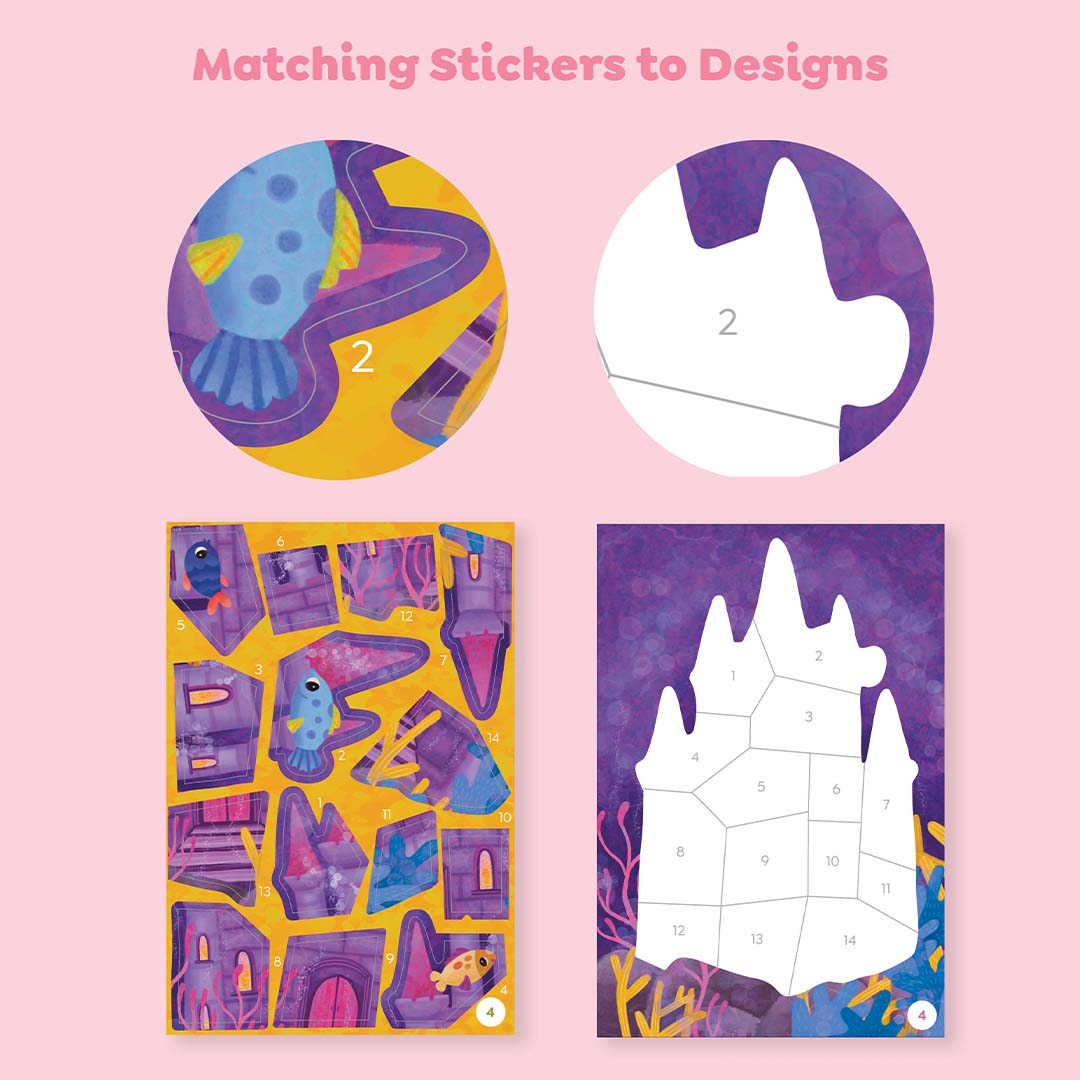 Sticker By Numbers | Mermaid Friends