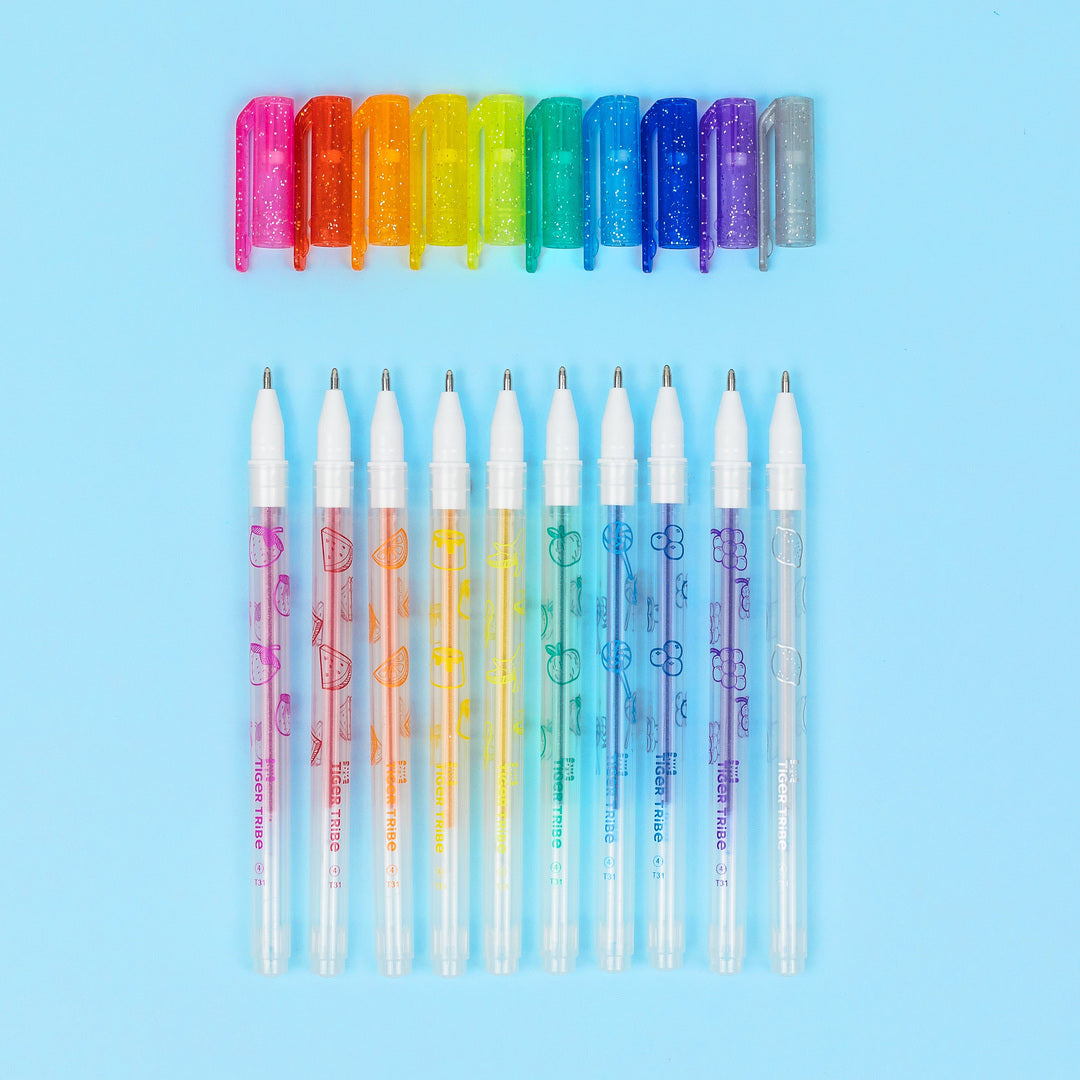 Complete Shimmer Scented Gel Pens set