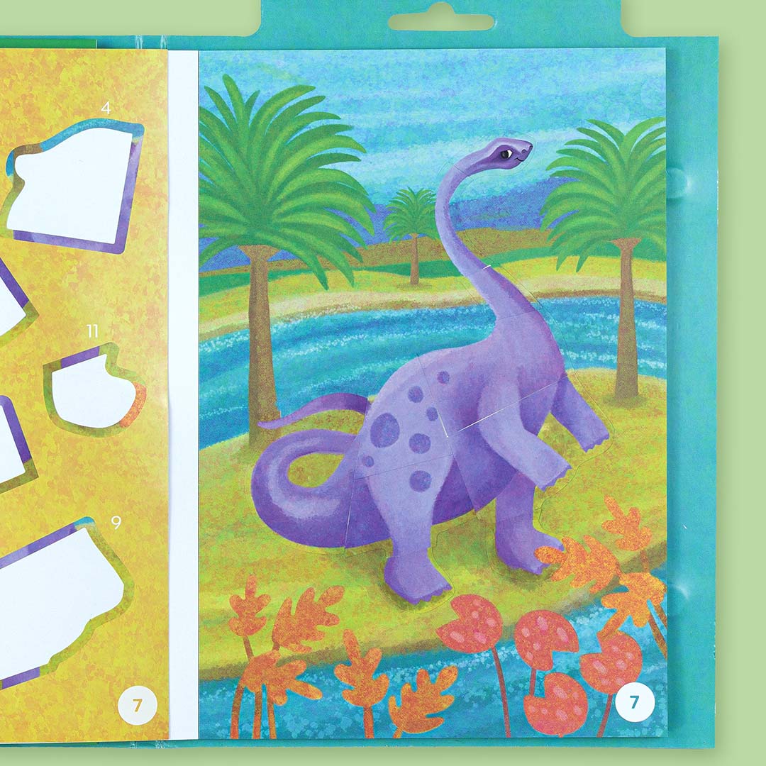 Sticker By Numbers | Dinosaurs