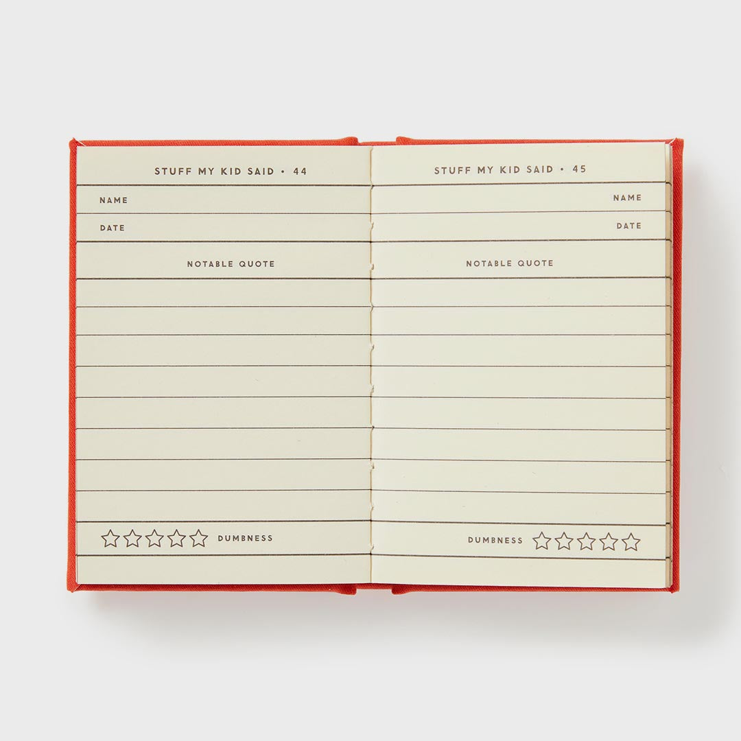 A Tiny Diary | Dumb Things My Kid Said
