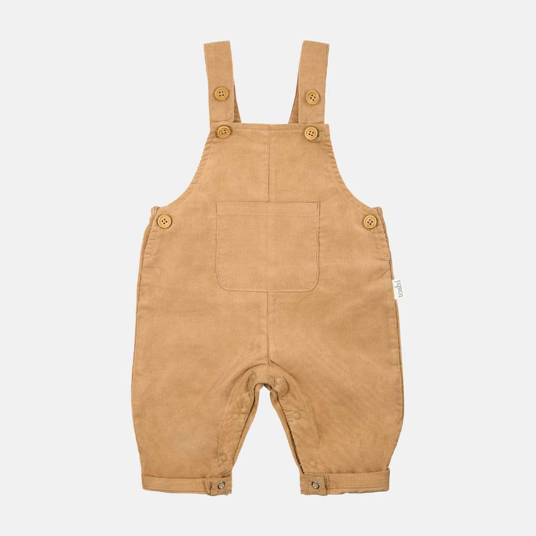 Quincy Baby Corduroy Overalls | Driftwood