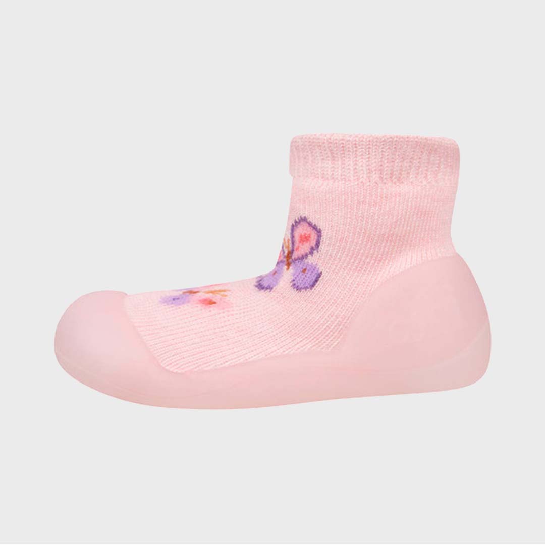 JACQUARD HYBRID WALKING SOCKS | BUTTERFLY BLISS