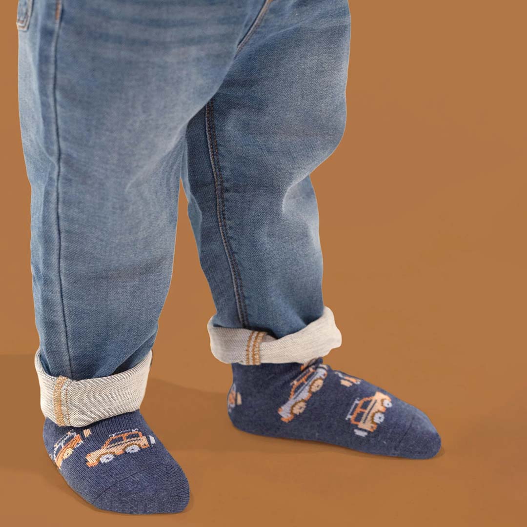 JACQUARD ORGANIC ANKLE SOCKS | HIGH COUNTRY