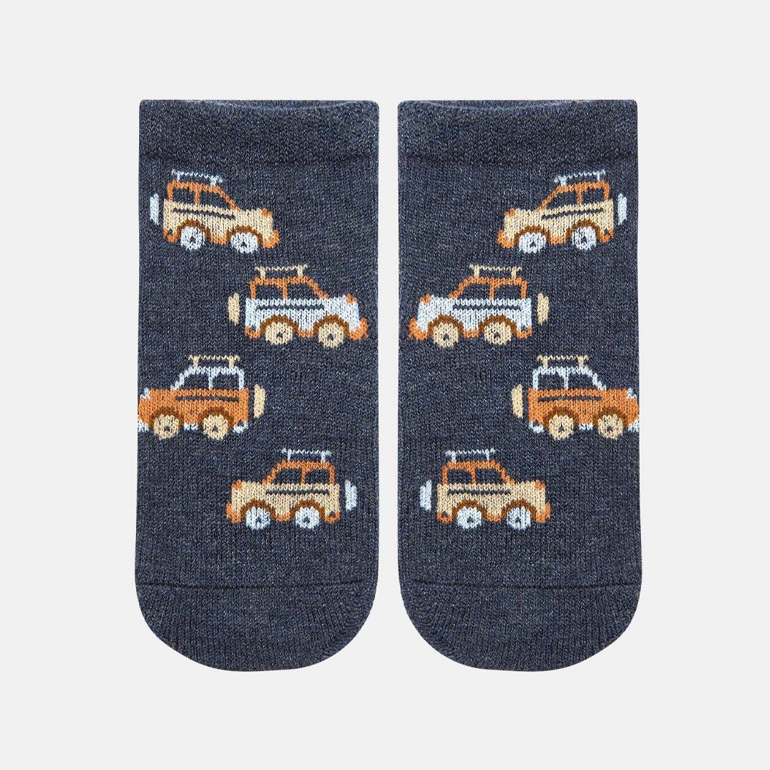 JACQUARD ORGANIC ANKLE SOCKS | HIGH COUNTRY