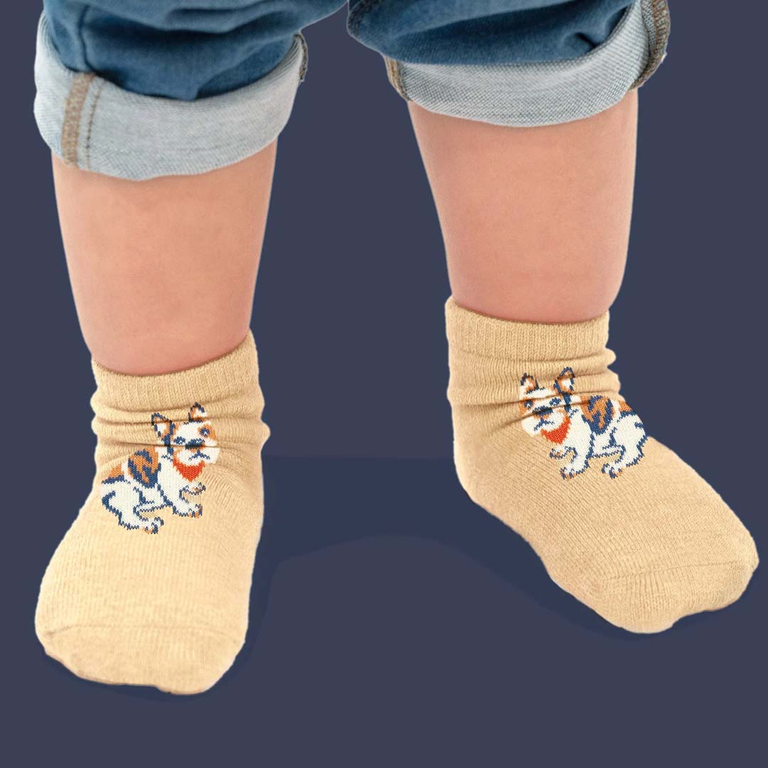 JACQUARD ORGANIC ANKLE SOCKS | FRENCHIE
