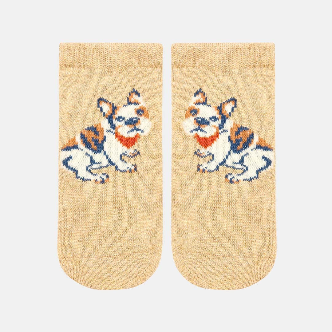JACQUARD ORGANIC ANKLE SOCKS | FRENCHIE