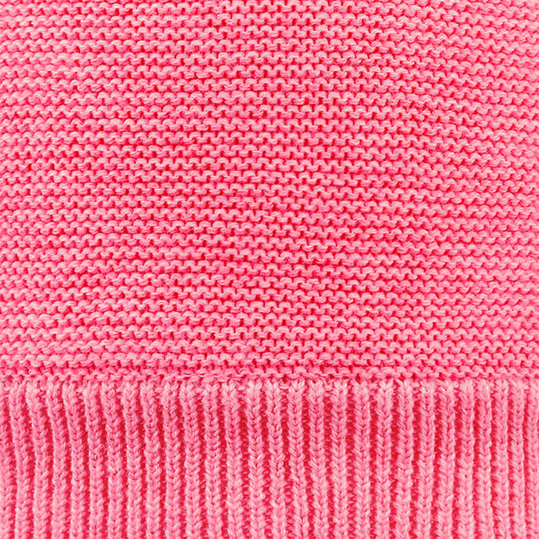 ORGANIC BEANIE LOVE | FUSCHIA