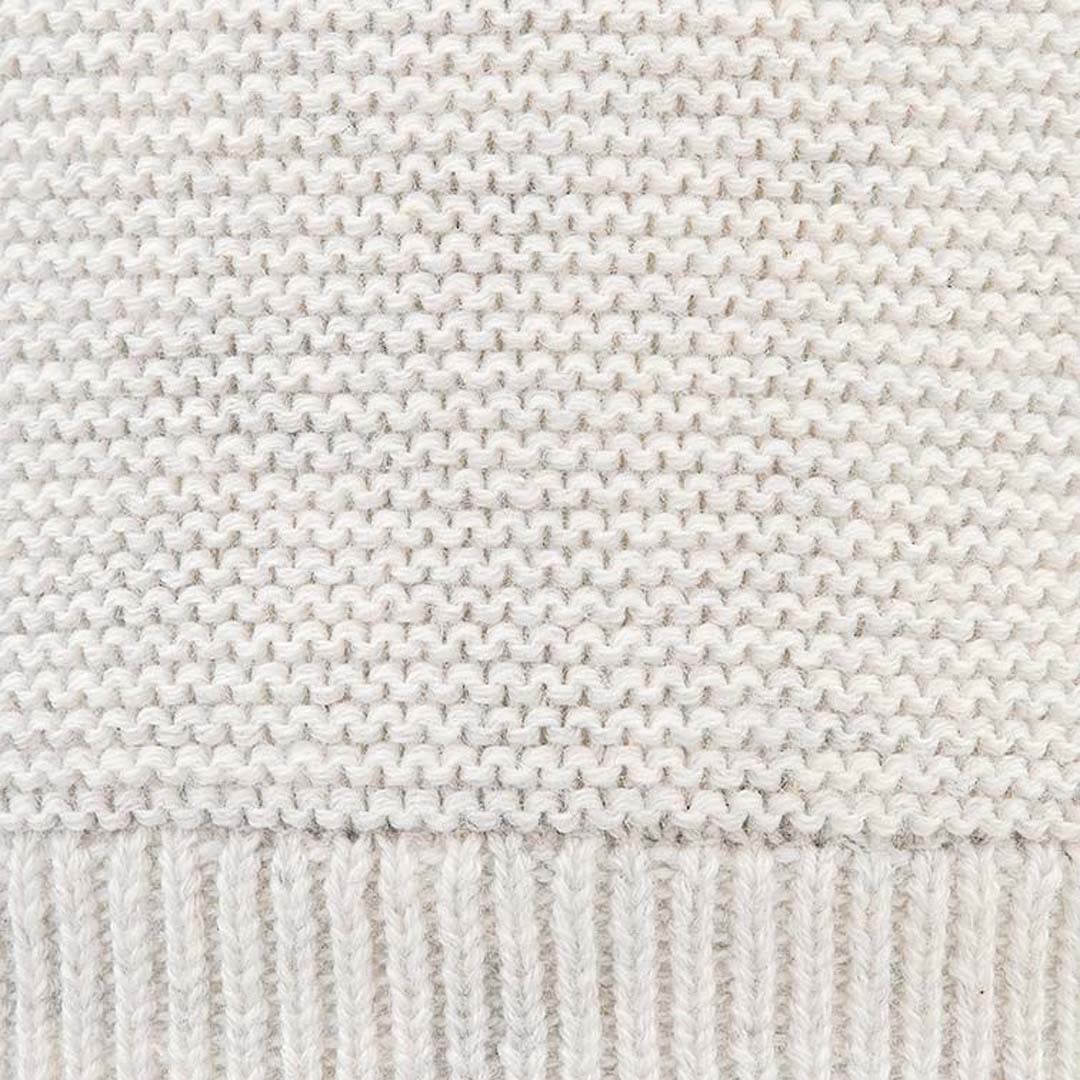 ORGANIC BEANIE LOVE - PEBBLE