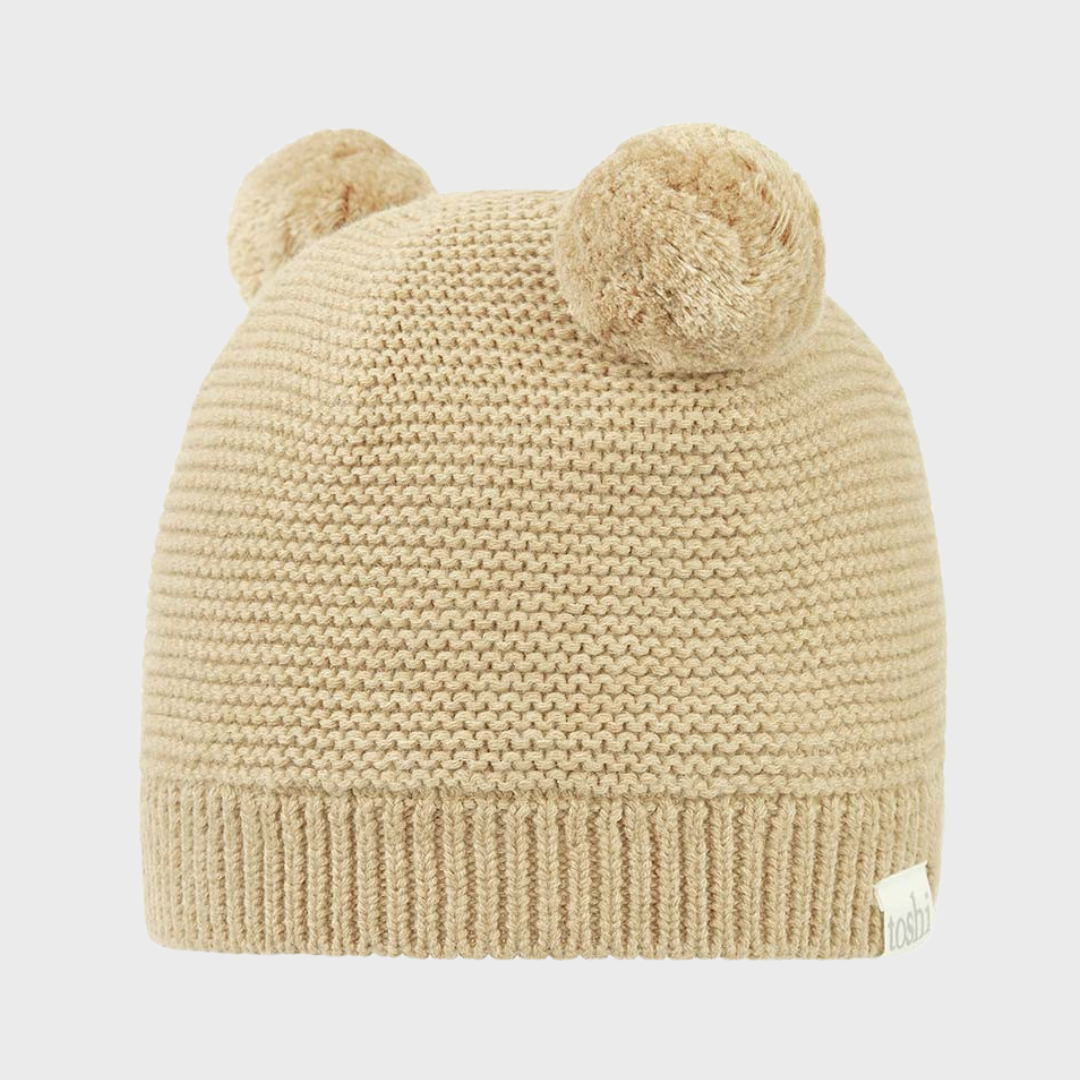 ORGANIC BEANIE SNOWY | DRIFTWOOD