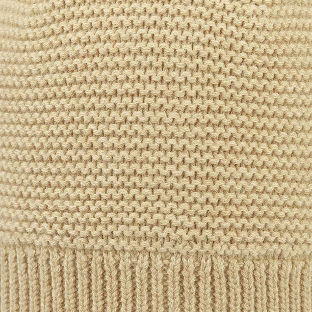 ORGANIC BEANIE SNOWY | DRIFTWOOD