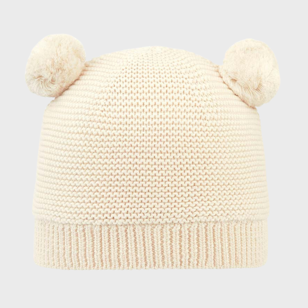 ORGANIC BEANIE SNOWY | FEATHER