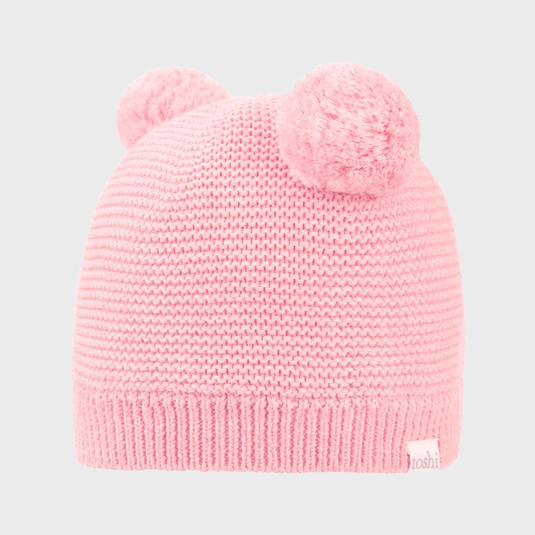 ORGANIC BEANIE SNOWY | PEARL