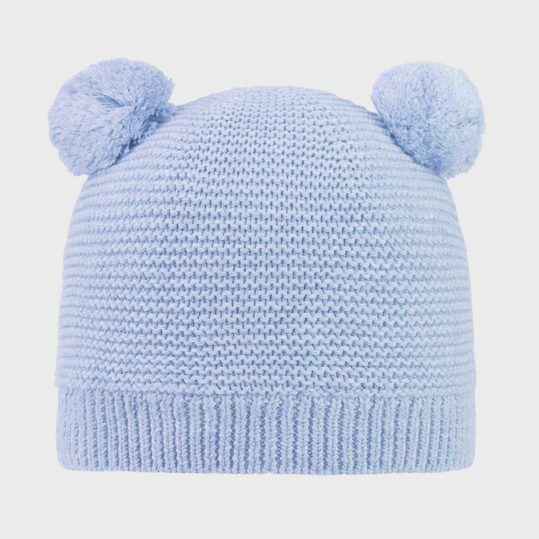 ORGANIC BEANIE SNOWY | SEABREEZE