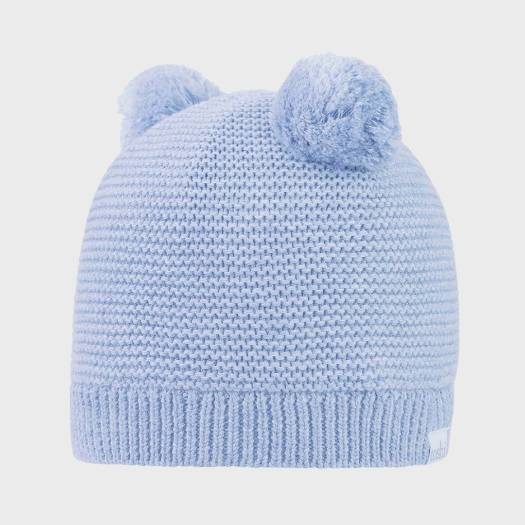 ORGANIC BEANIE SNOWY | SEABREEZE