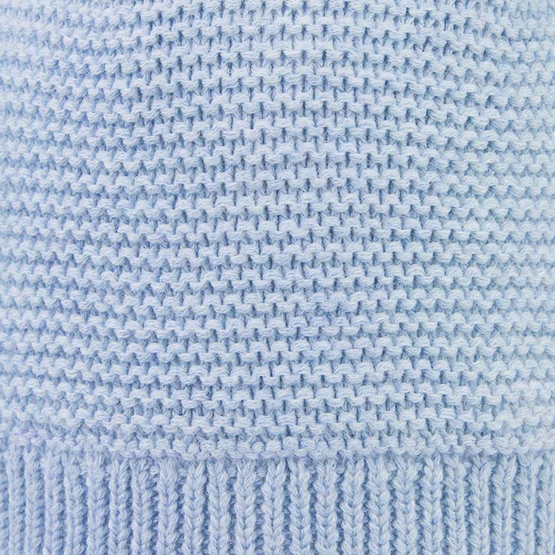 ORGANIC BEANIE SNOWY | SEABREEZE