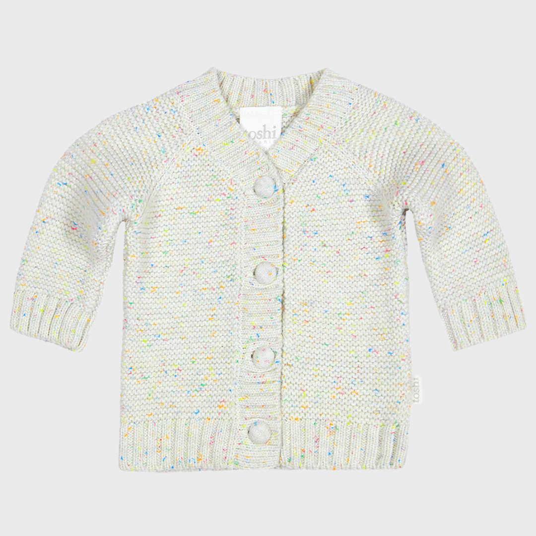 ORGANIC CARDIGAN ANDY | SNOWFLAKE