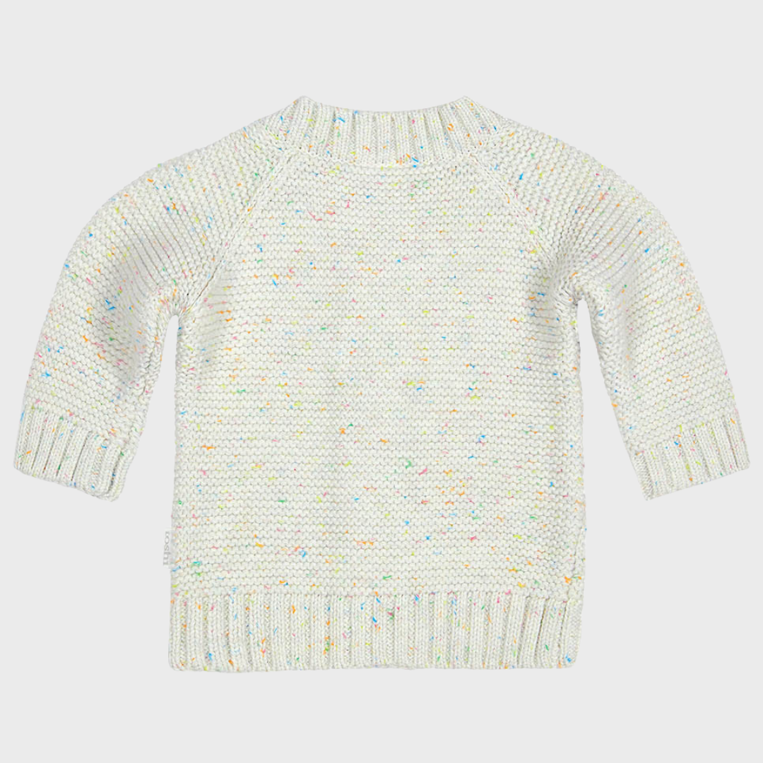 ORGANIC CARDIGAN ANDY | SNOWFLAKE