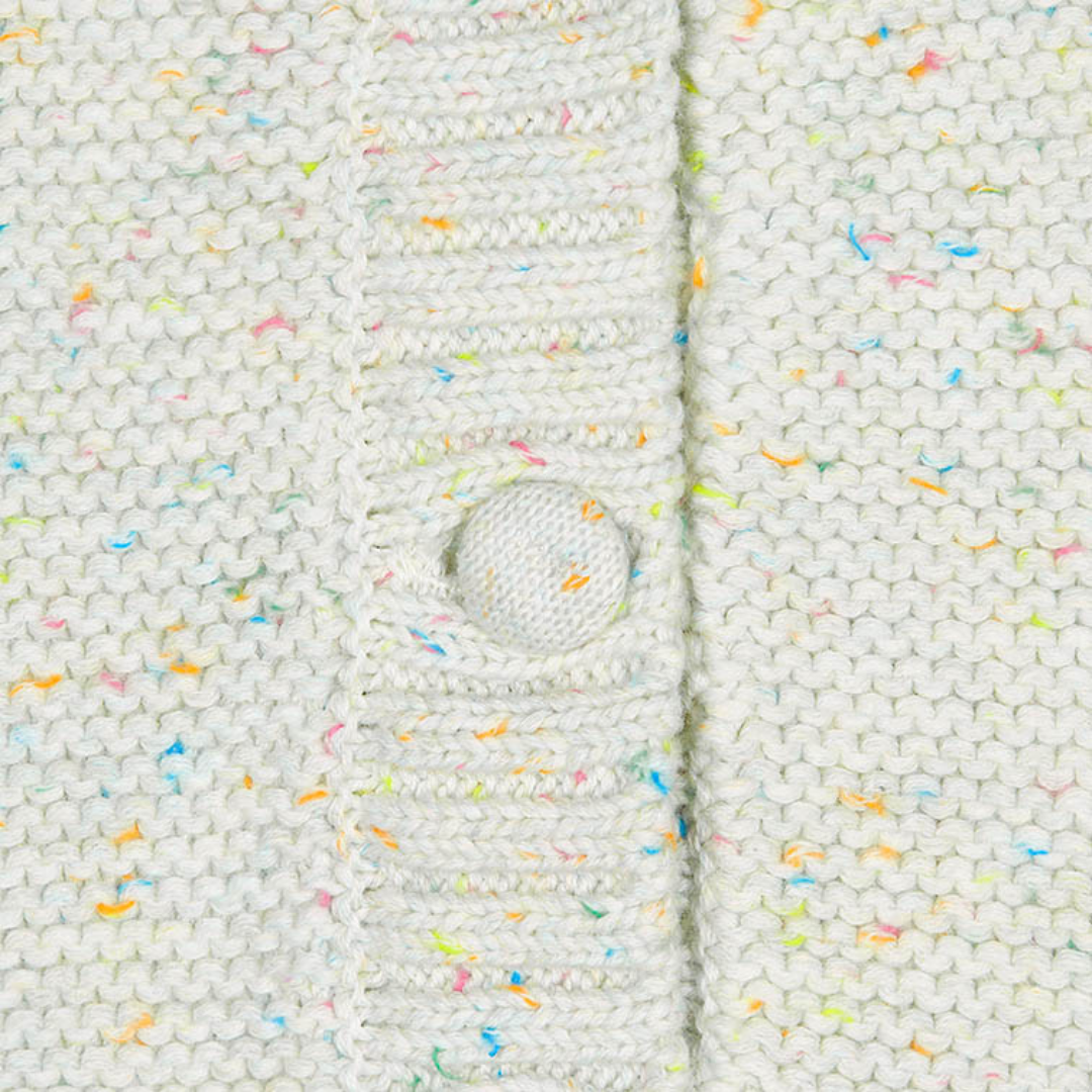 ORGANIC CARDIGAN ANDY | SNOWFLAKE