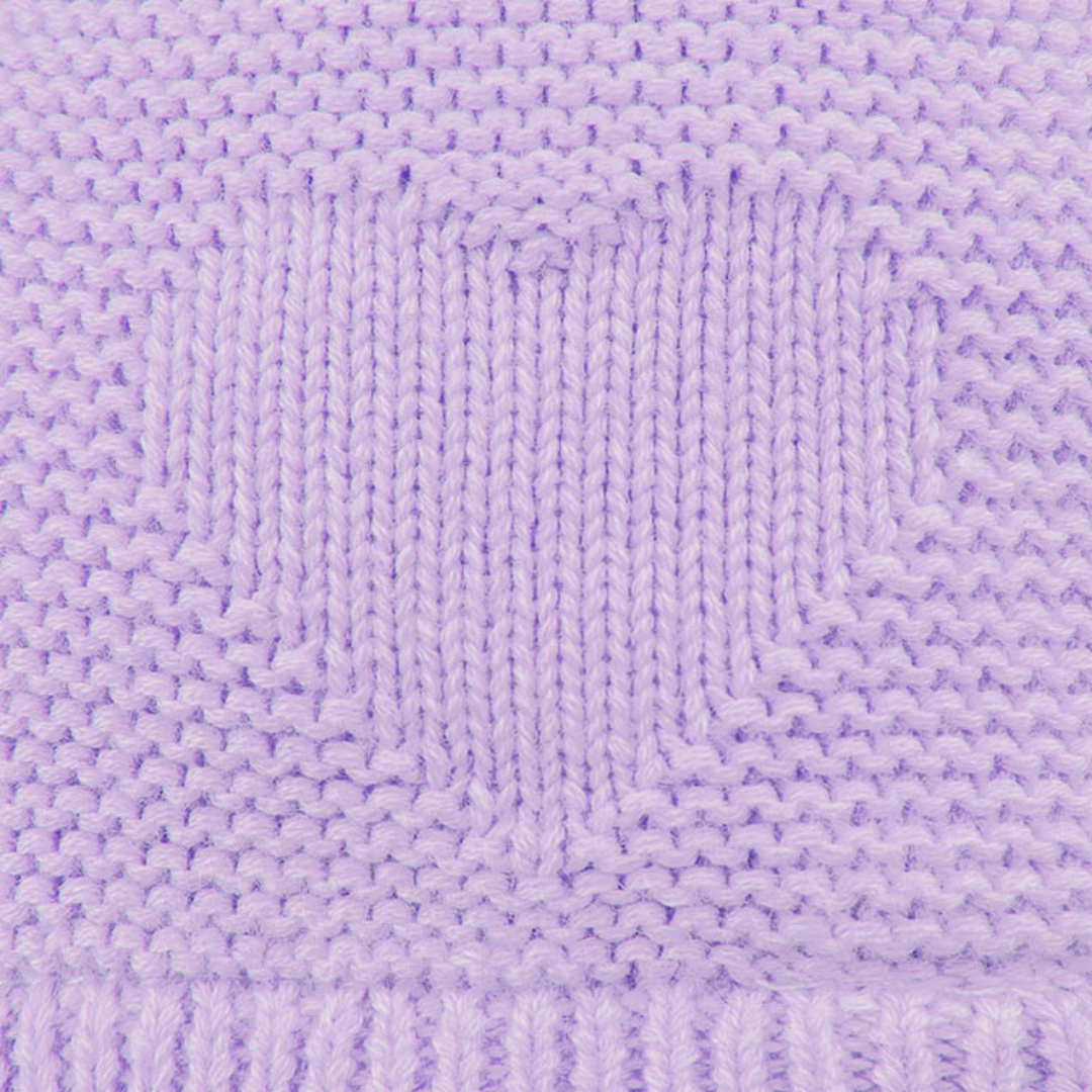 ORGANIC EARMUFF HEART | AMETHYST