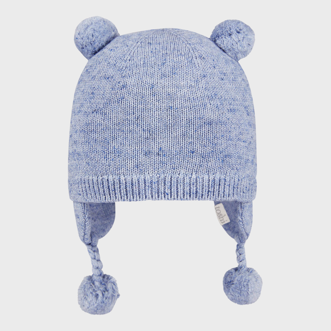 ORGANIC EARMUFF SNOWY | OCEAN