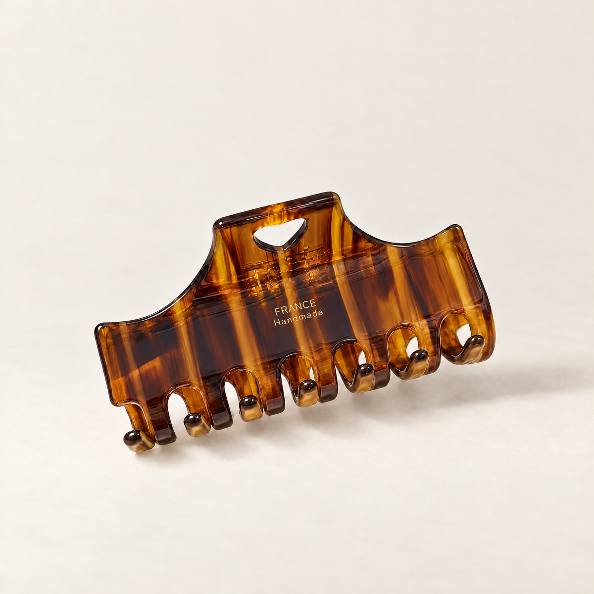 Vintage Love Stripe Claw Clip | Amber Stripes
