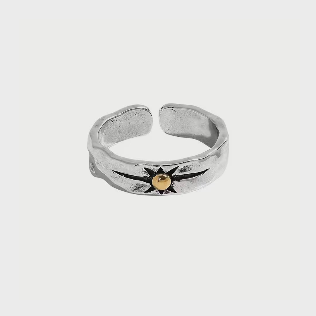 Vintage Star Ring | Stainless Steel Copper