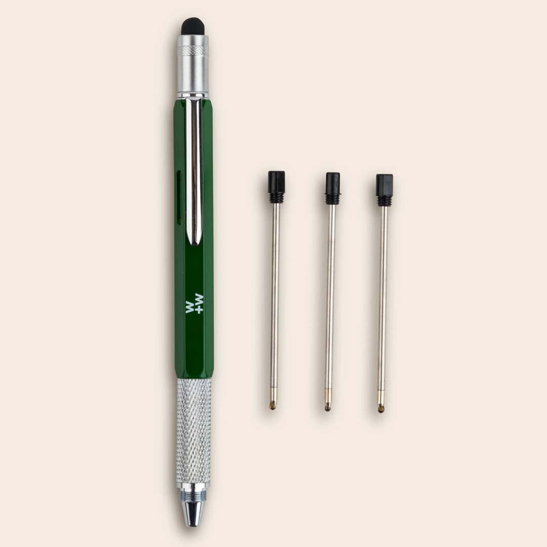 6 IN 1 MULTI-FUNCTION PEN | GREEN