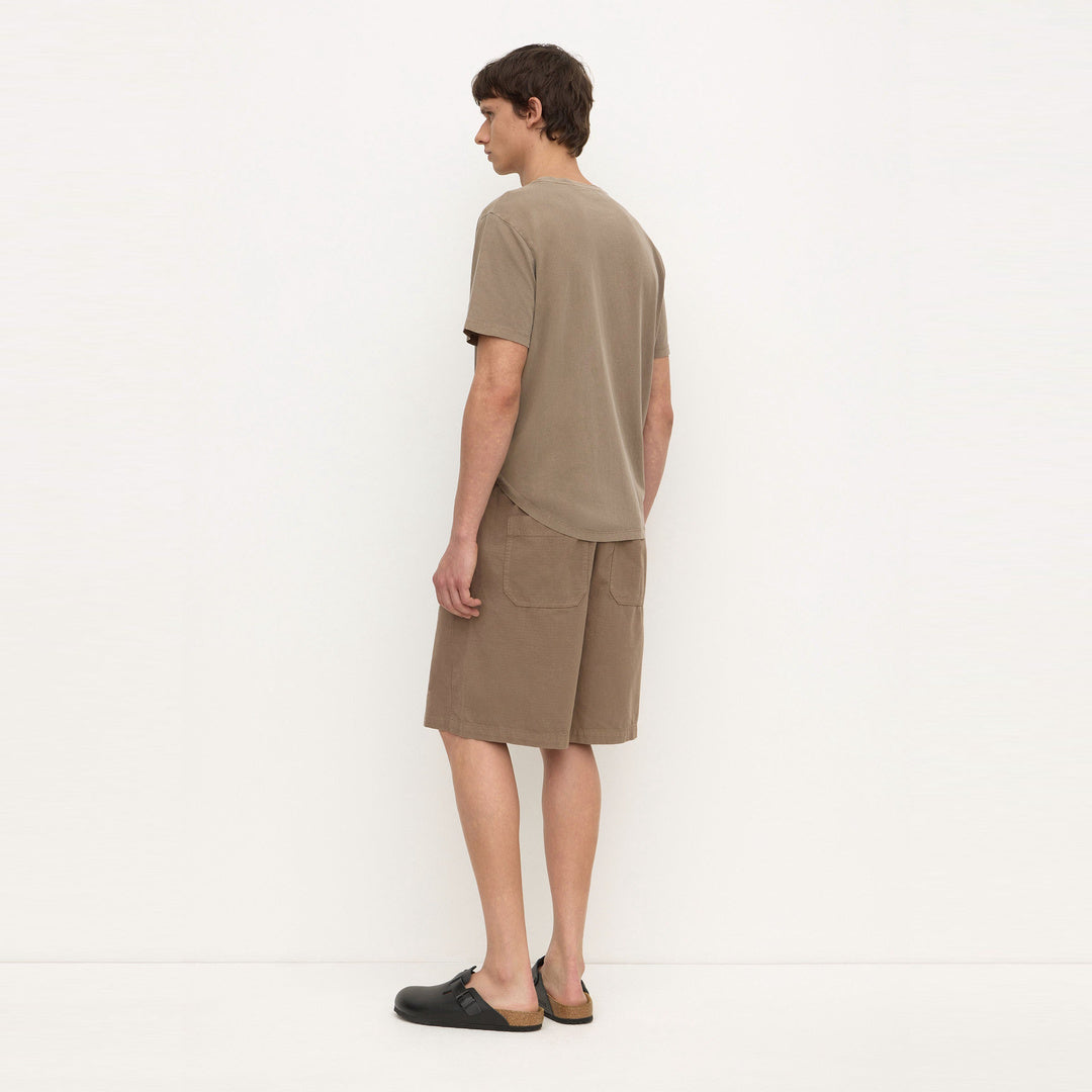 Assembly Label Wallace Ripstop Short in Dark Sand