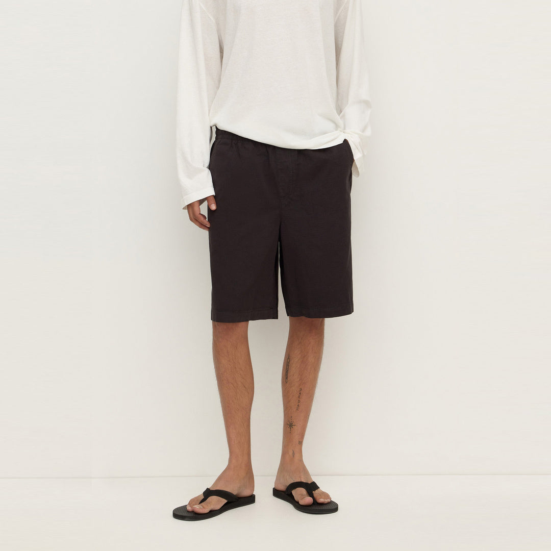 Assembly Label Wallace Ripstop Short in Washed Black